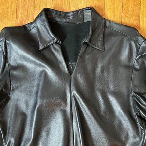 Lamb Skin Nappa Leather Shirt